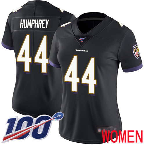 Baltimore Ravens Limited Black Women Marlon Humphrey Alternate Jersey NFL Football #44 100th Season Vapor Untouchable->youth nfl jersey->Youth Jersey